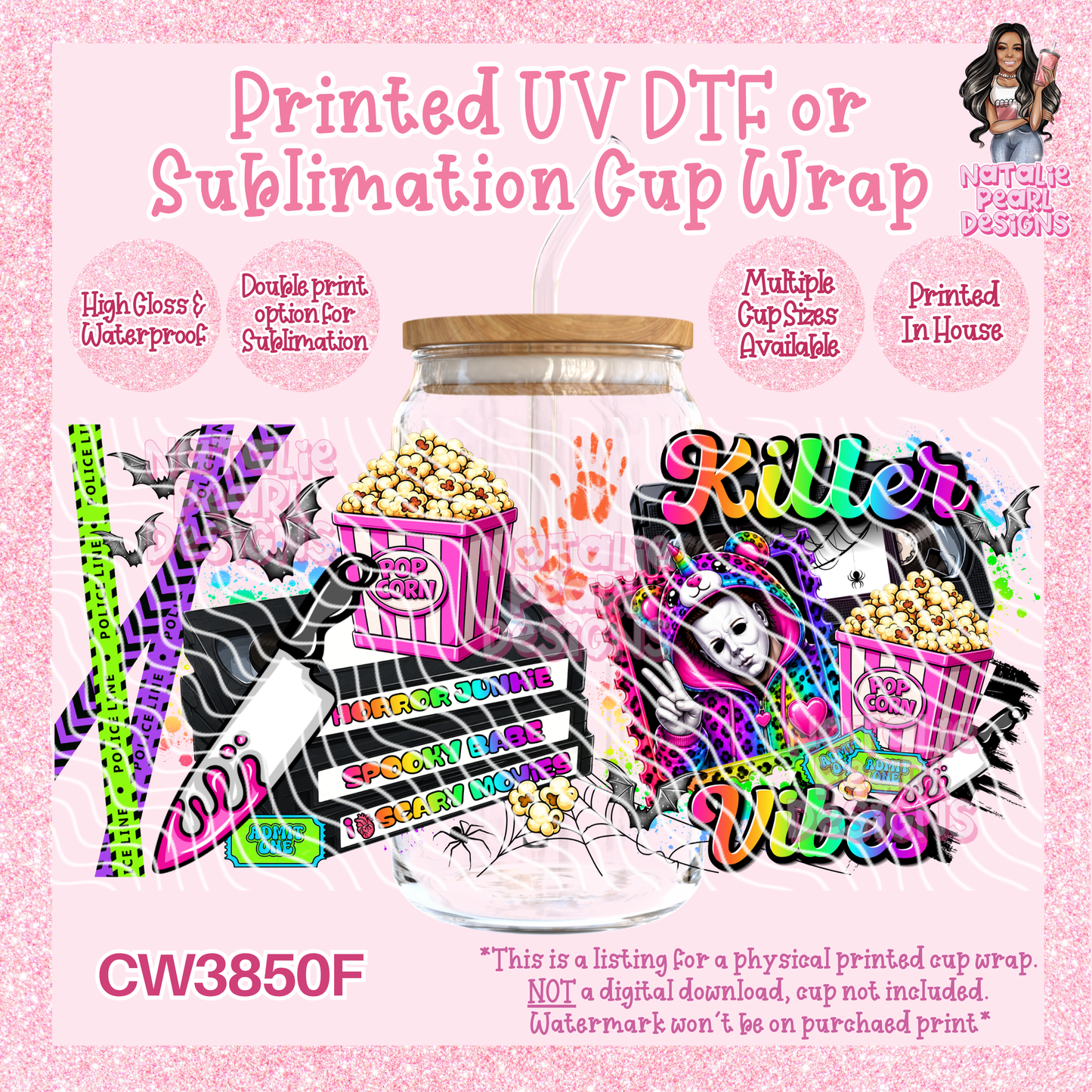 CW3850F UV DTF/SUB Cup Wraps