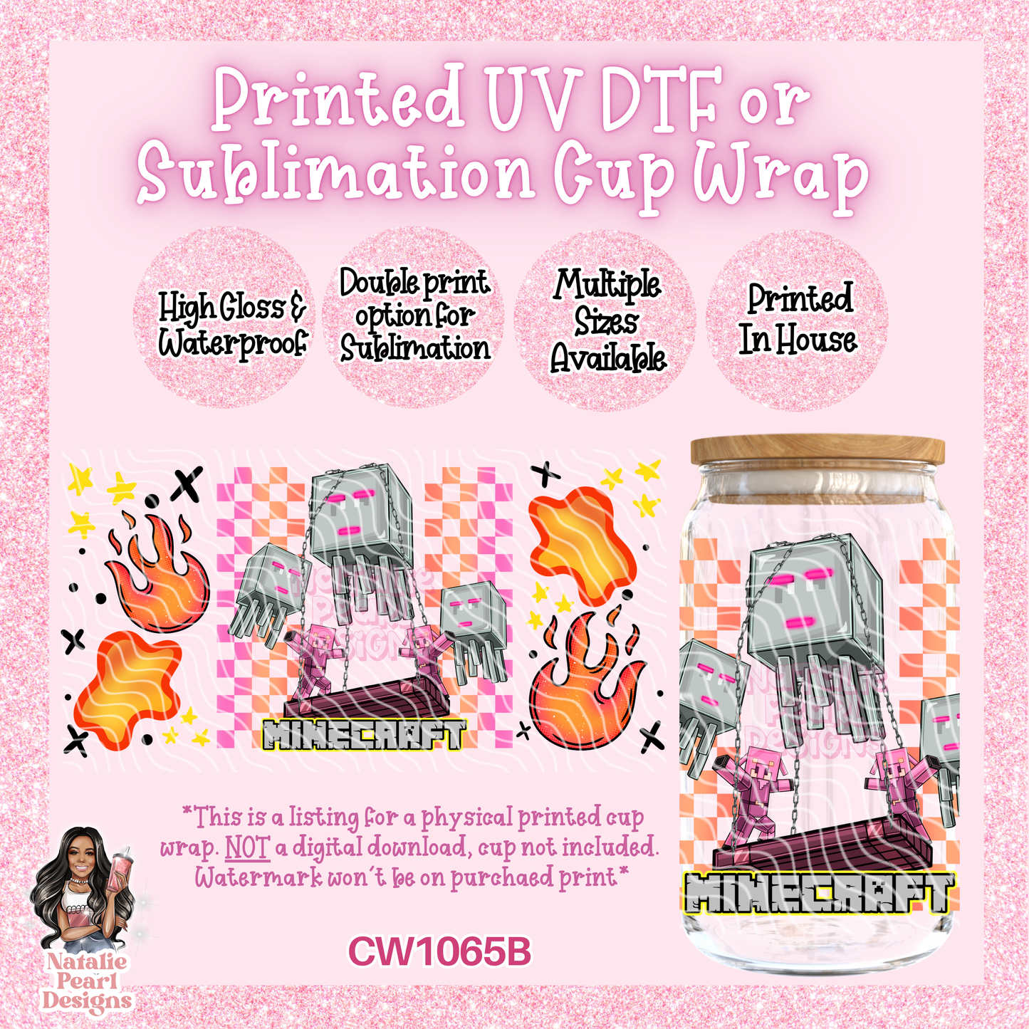CW1065B UV DTF/SUB Cup Wrap