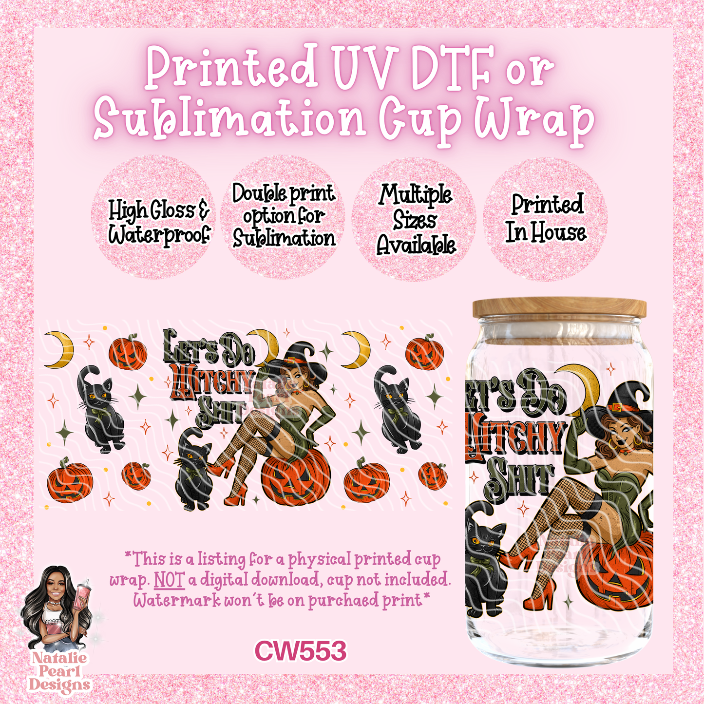 CW553 UV DTF/SUB Cup Wrap