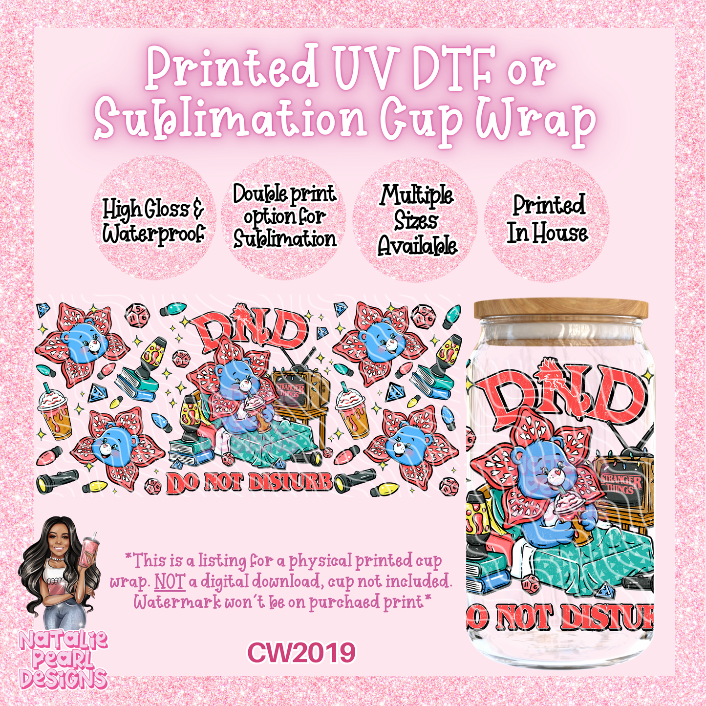 CW2019 UV DTF/SUB Cup Wraps