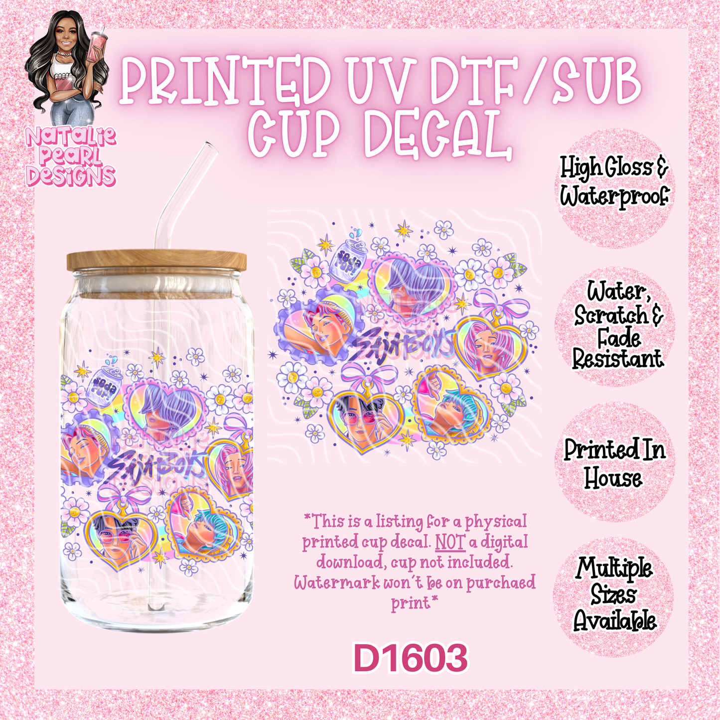 D1603 UV DTF/Sub Decal