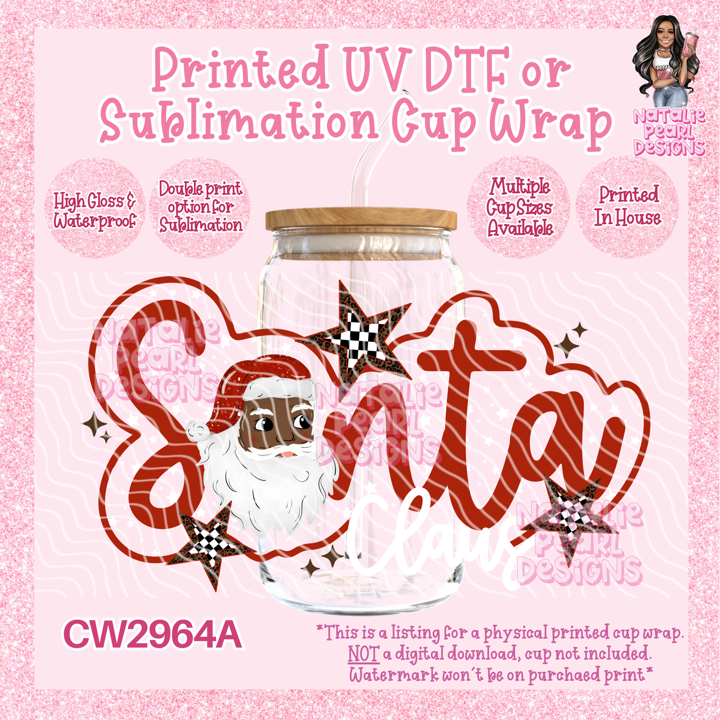 CW2964A UV DTF/SUB Cup Wraps
