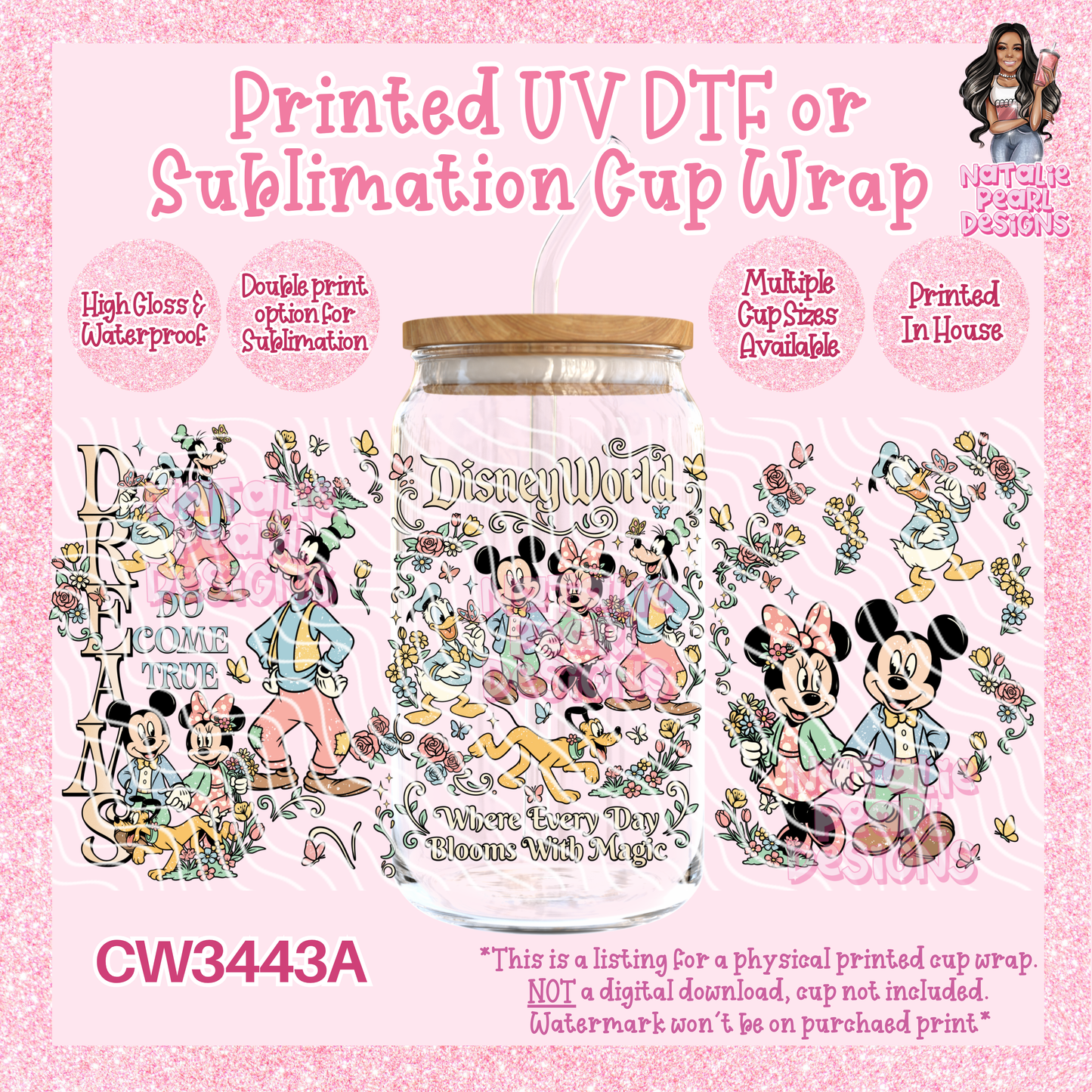 CW3443A UV DTF/SUB Cup Wraps
