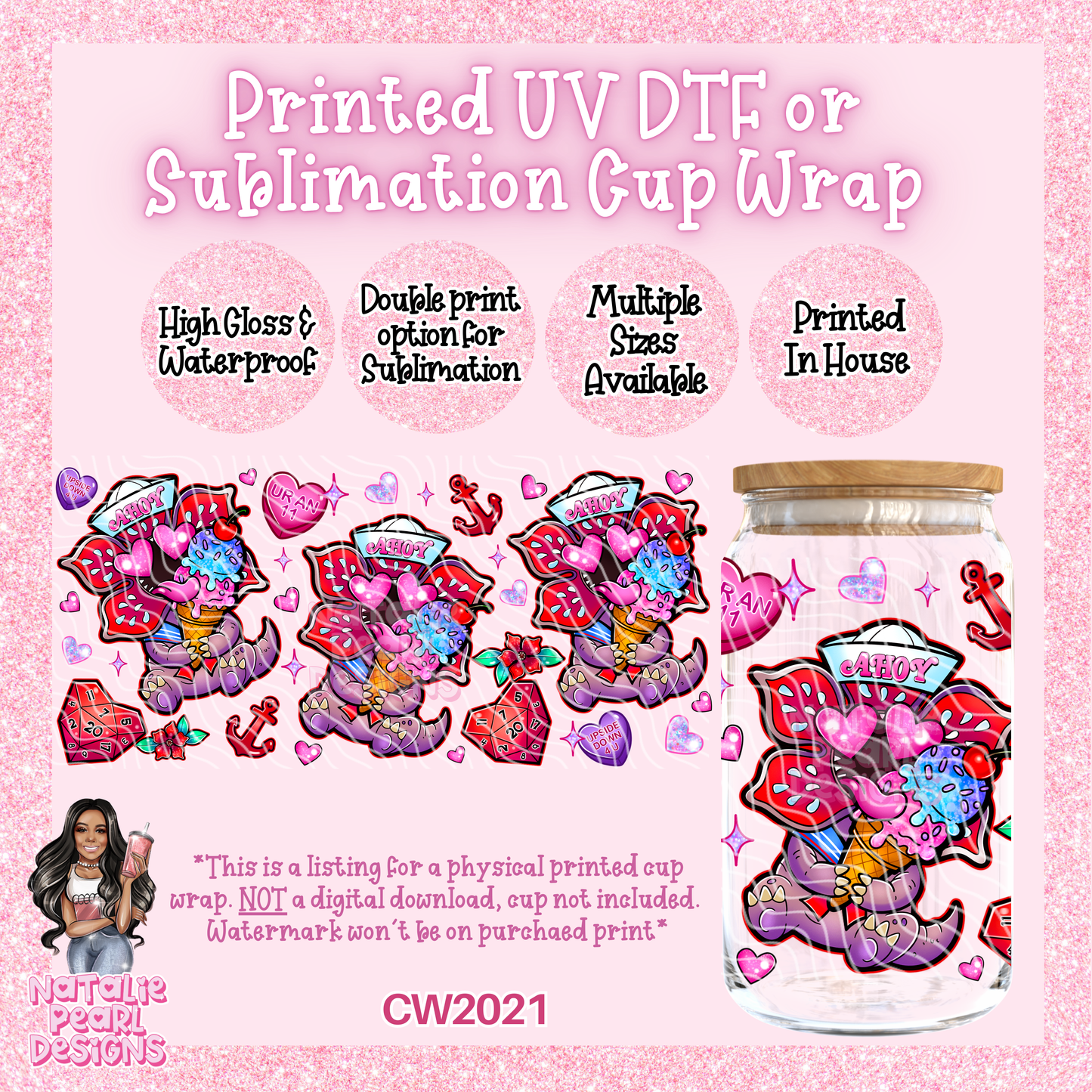 CW2021 UV DTF/SUB Cup Wraps