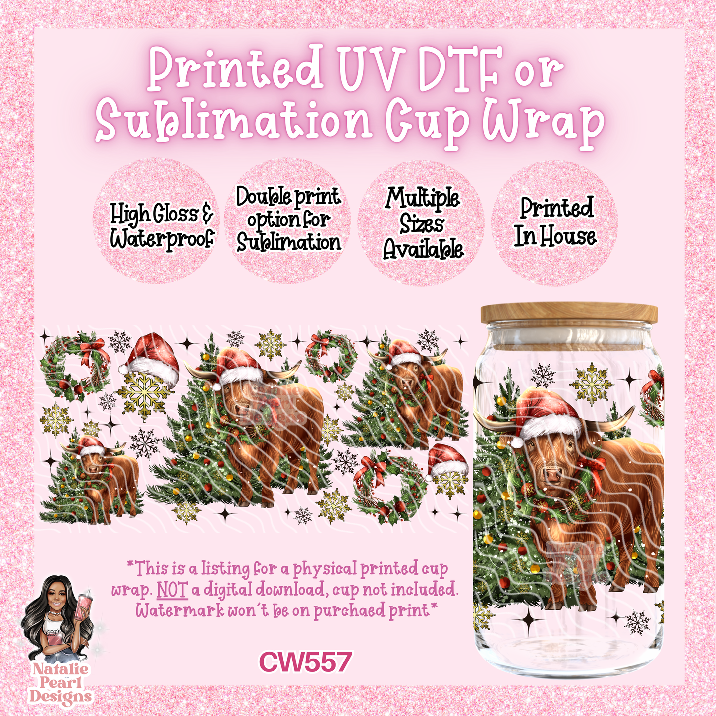 CW557 UV DTF/SUB Cup Wrap