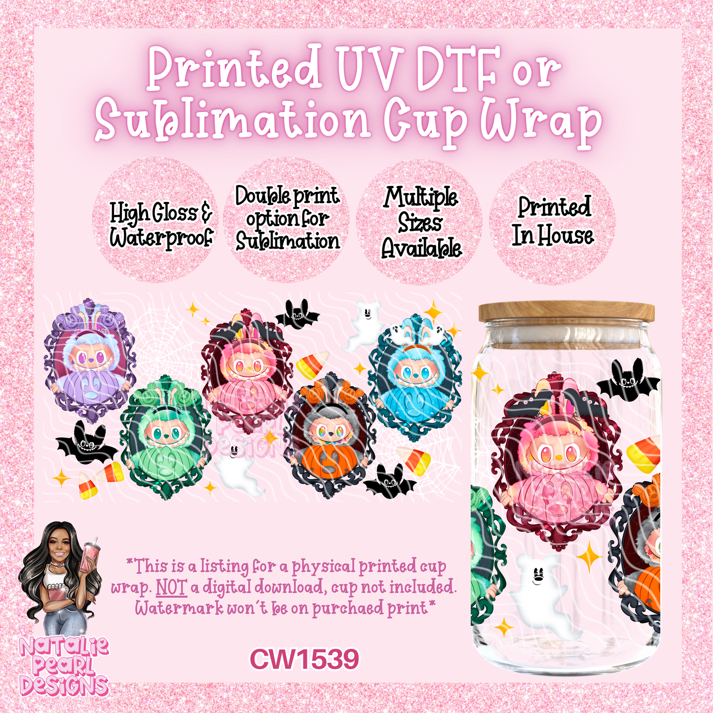 CW1539 UV DTF/SUB Cup Wrap