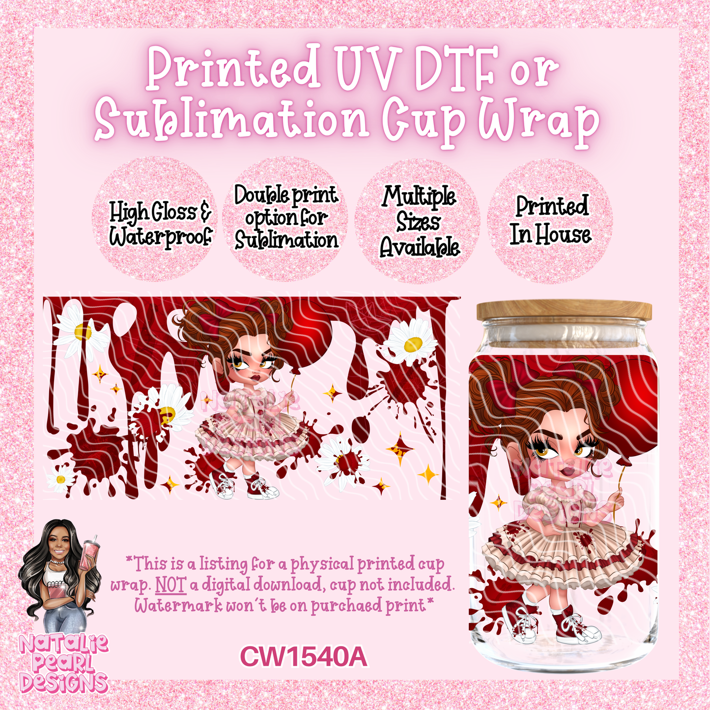 CW1540A UV DTF/SUB Cup Wrap