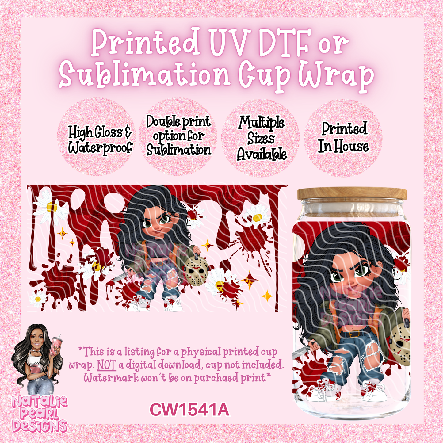 CW1541A UV DTF/SUB Cup Wrap
