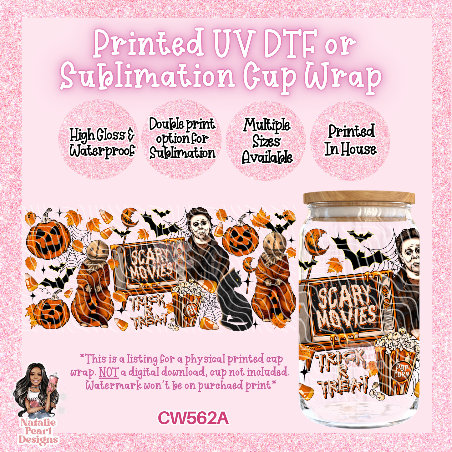 CW562A UV DTF/SUB Cup Wrap
