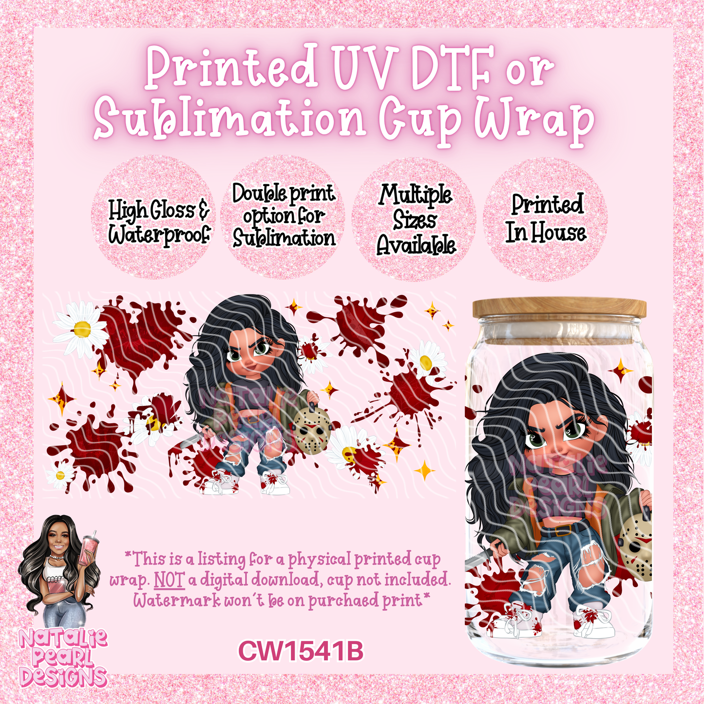 CW1541B UV DTF/SUB Cup Wrap