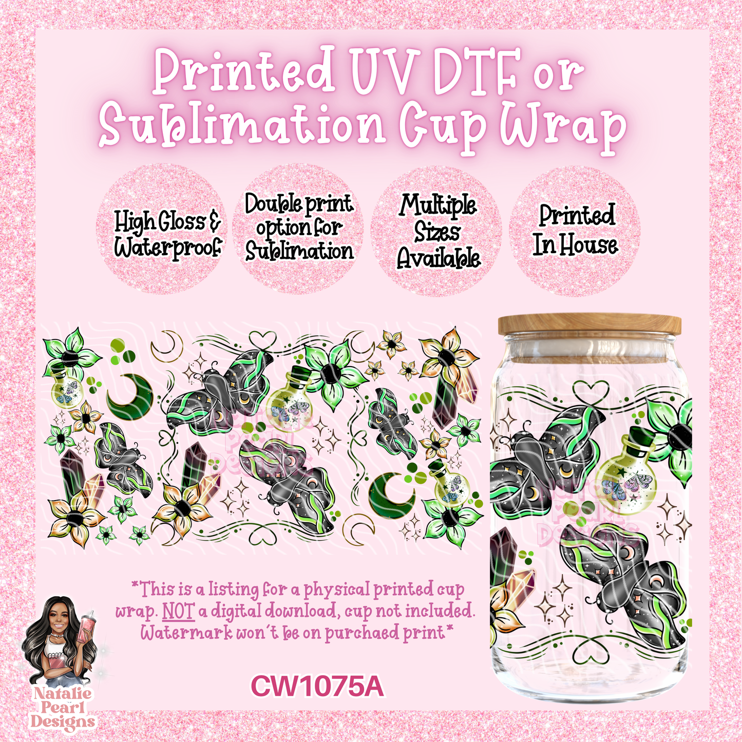 CW1075A UV DTF/SUB Cup Wrap