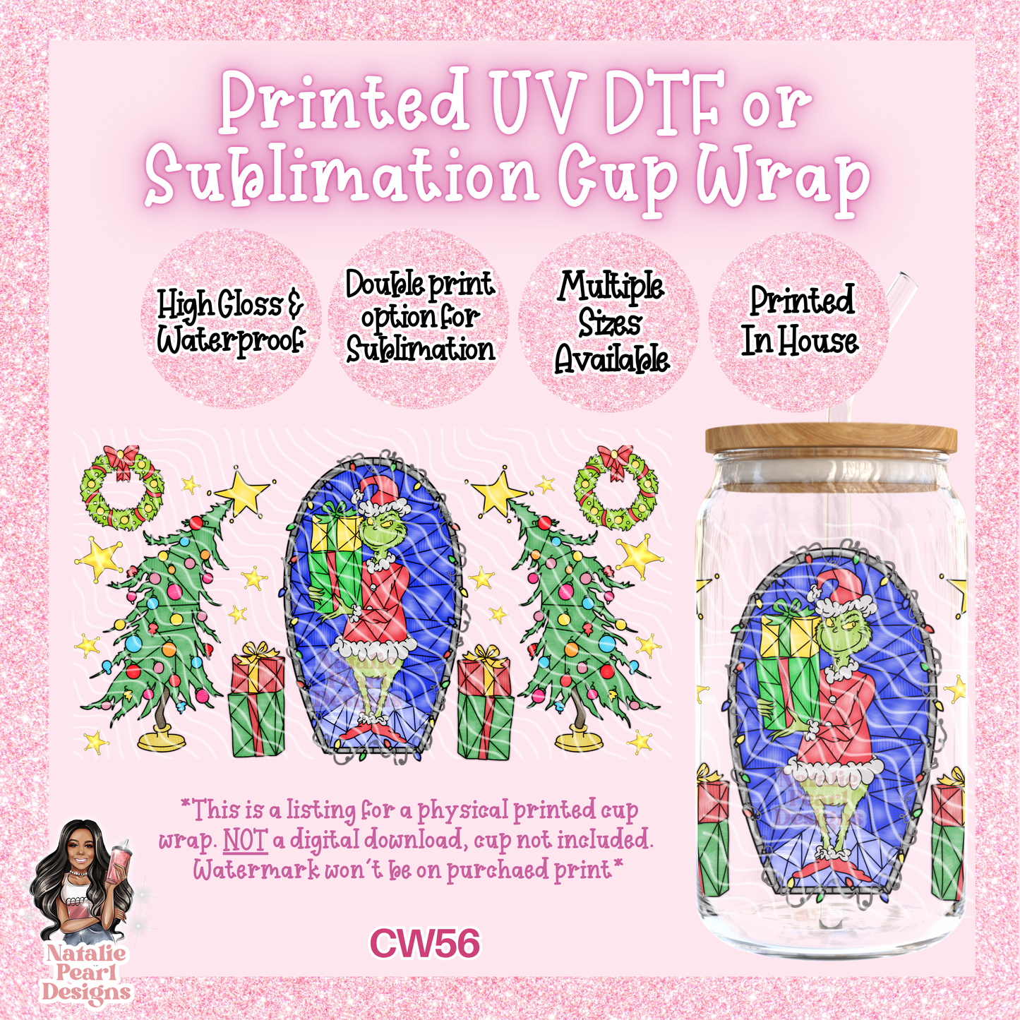 CW56 UV DTF/SUB Cup Wrap