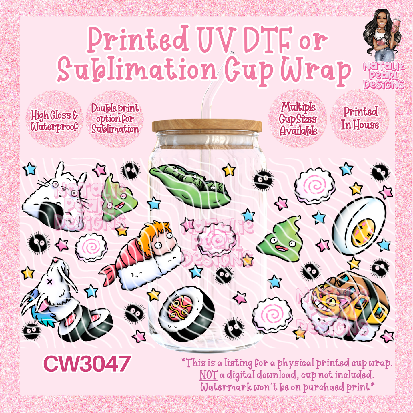 CW3047 UV DTF/SUB Cup Wraps