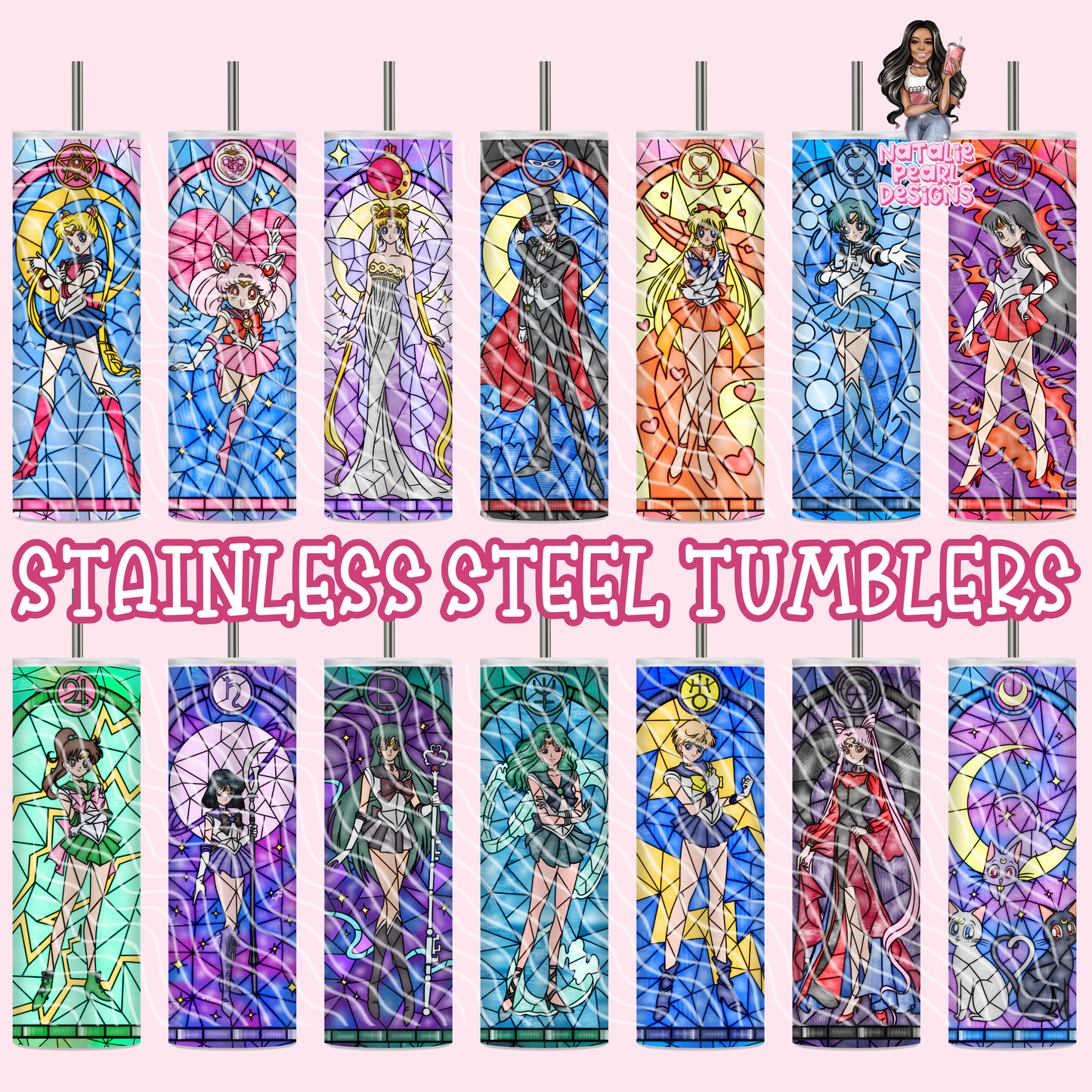 Pretty Girl Squad Stainless Steel Tumblers