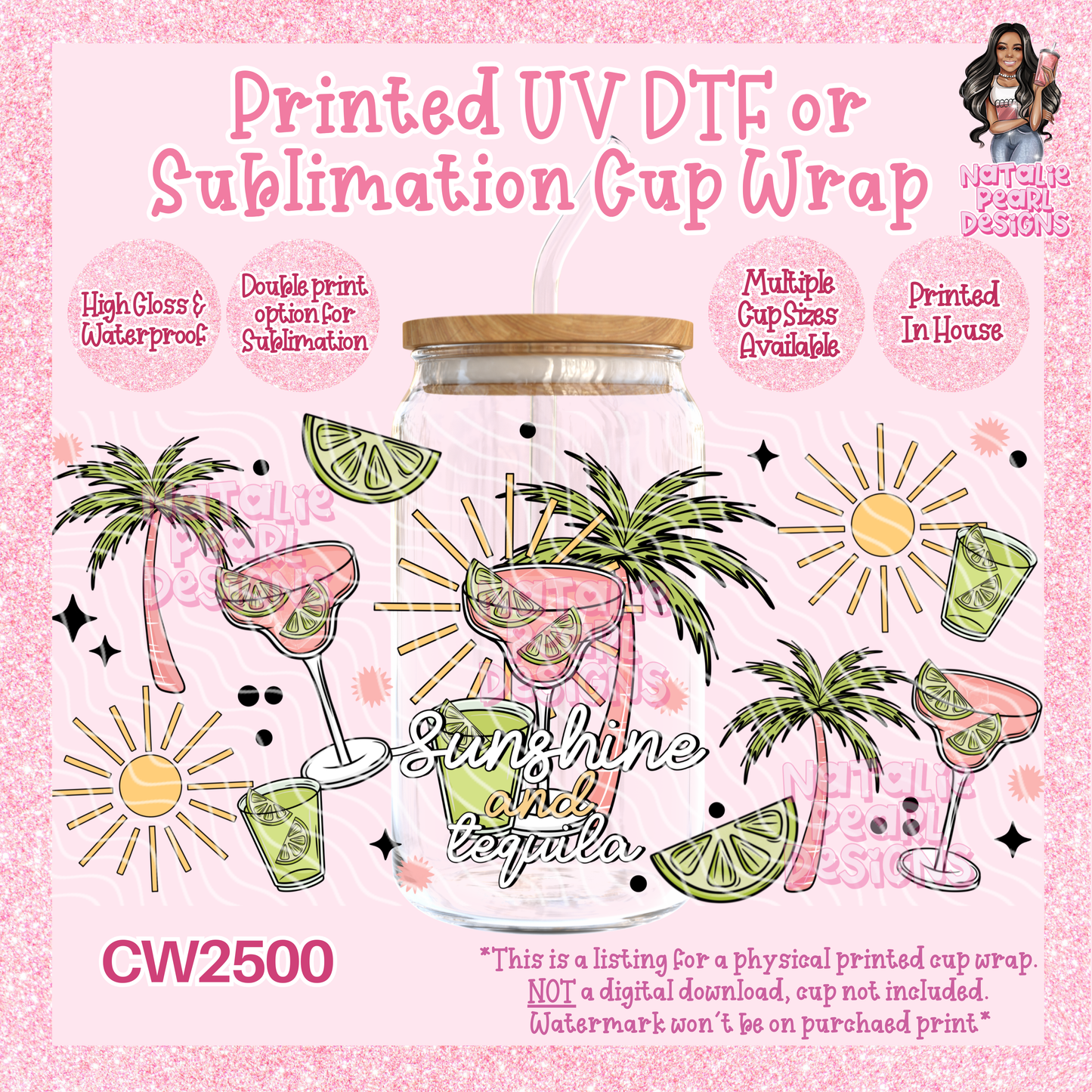 CW2500 UV DTF/SUB Cup Wraps