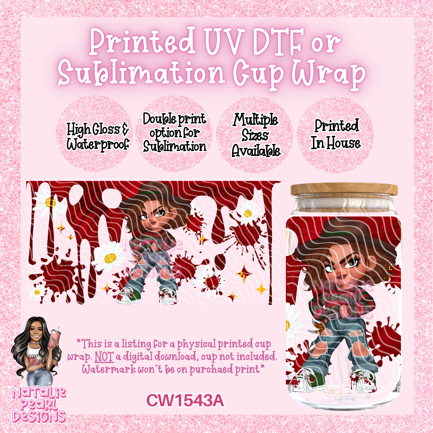 CW1543A UV DTF/SUB Cup Wrap