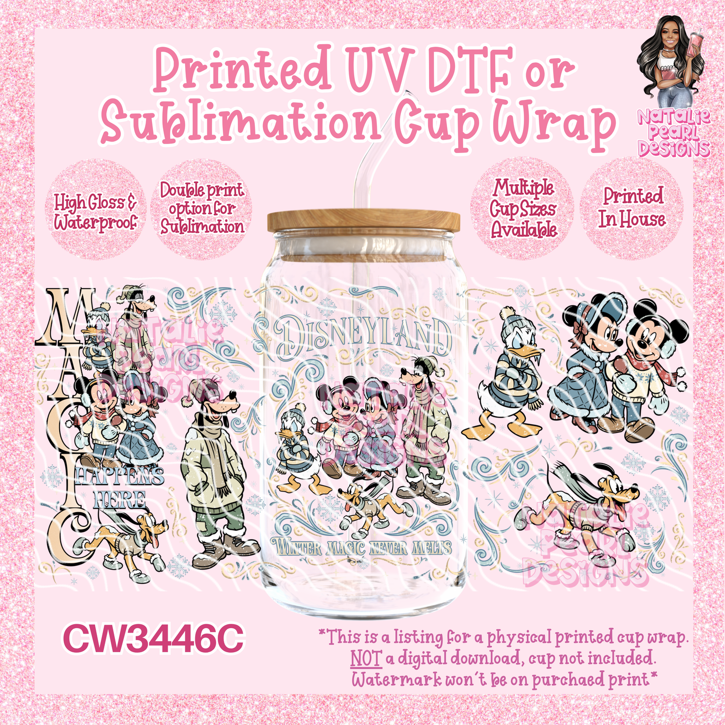 CW3446C UV DTF/SUB Cup Wraps