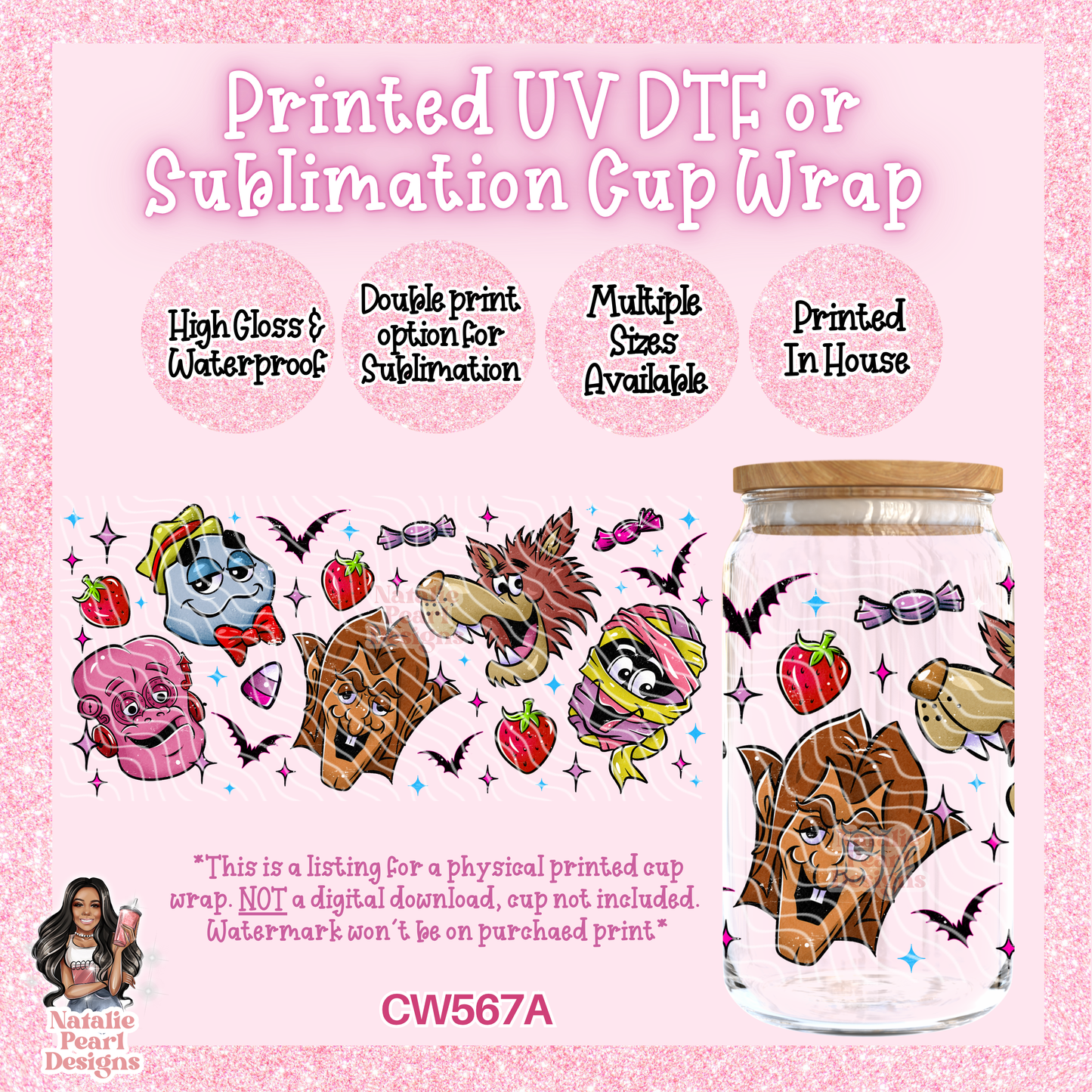 CW567A UV DTF/SUB Cup Wrap