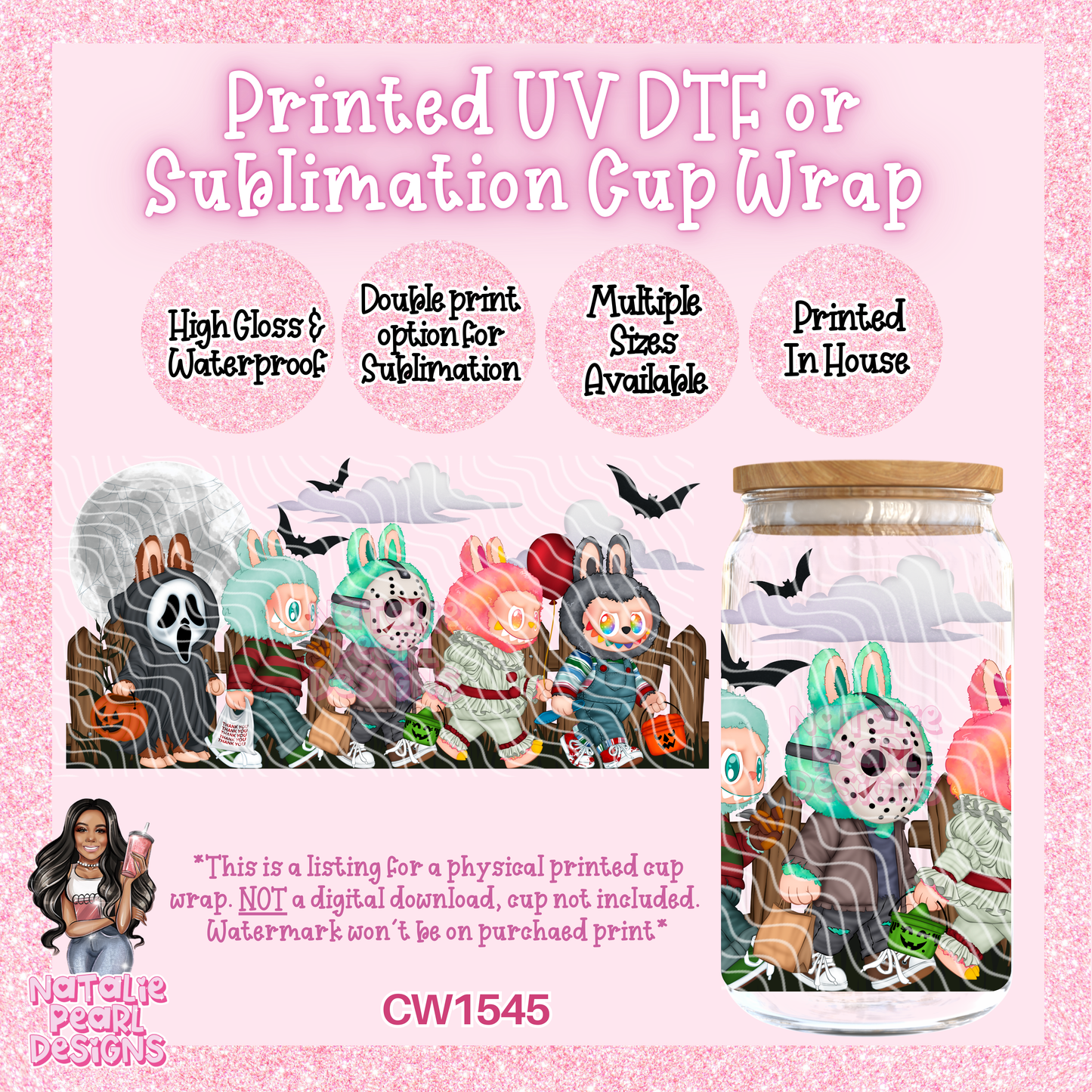 CW1545 UV DTF/SUB Cup Wrap