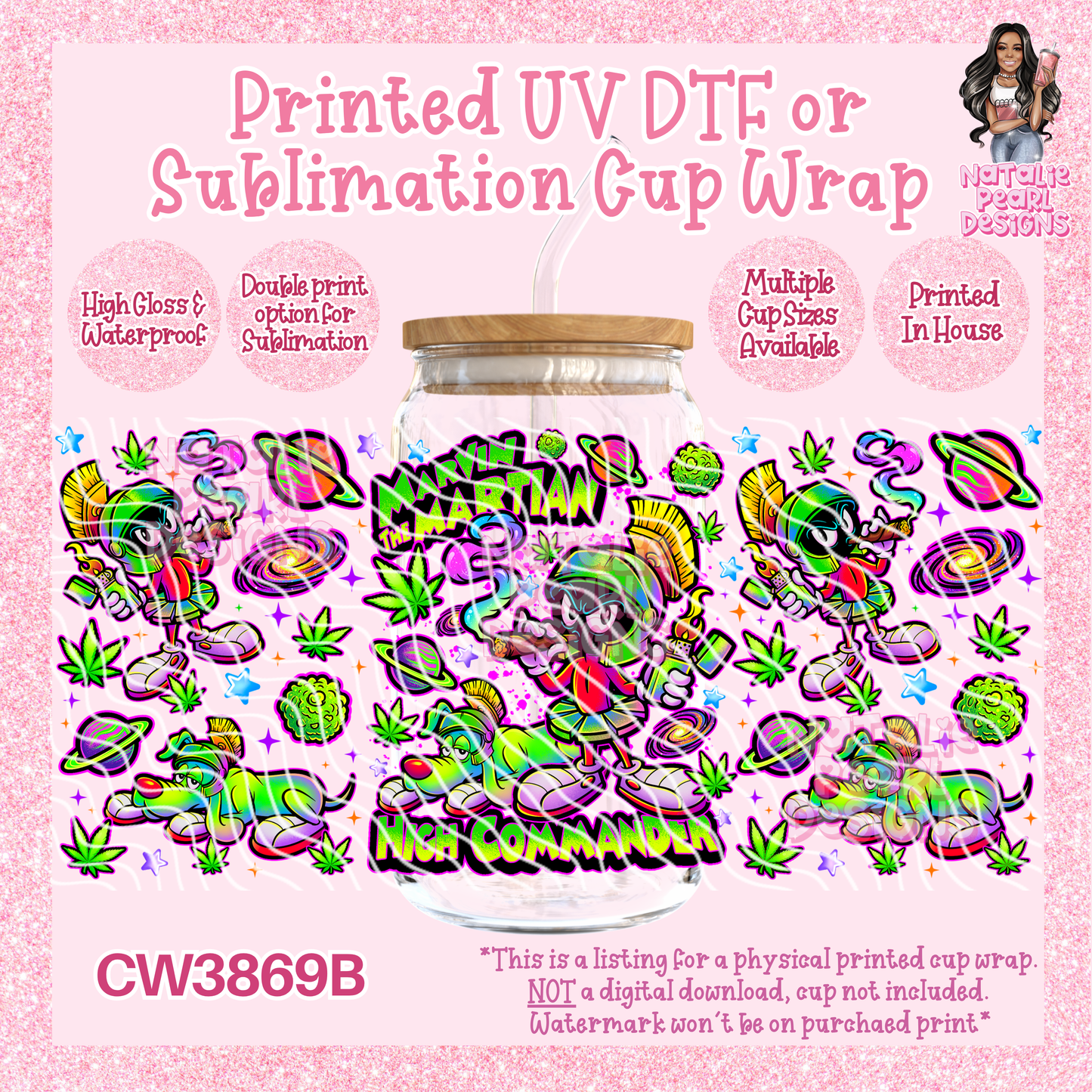 CW3869B UV DTF/SUB Cup Wraps