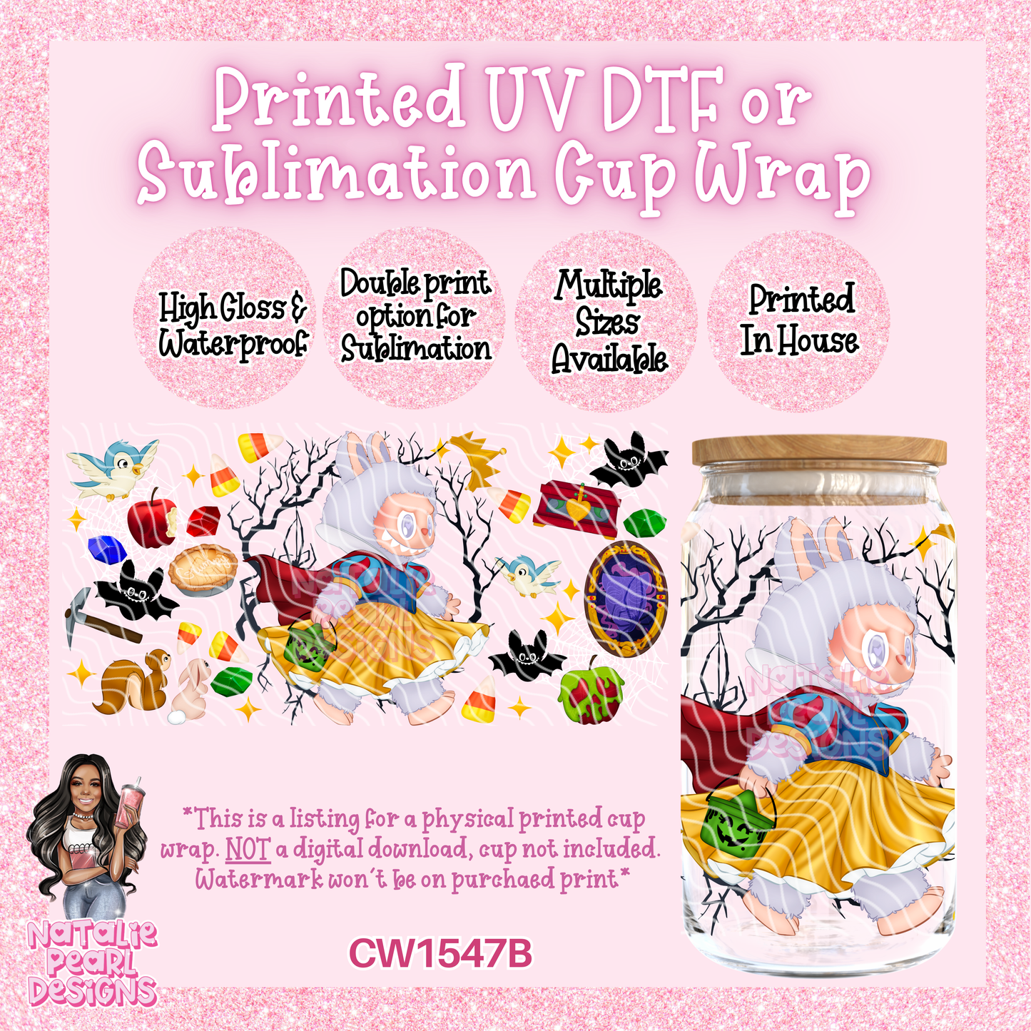 CW1547B UV DTF/SUB Cup Wrap