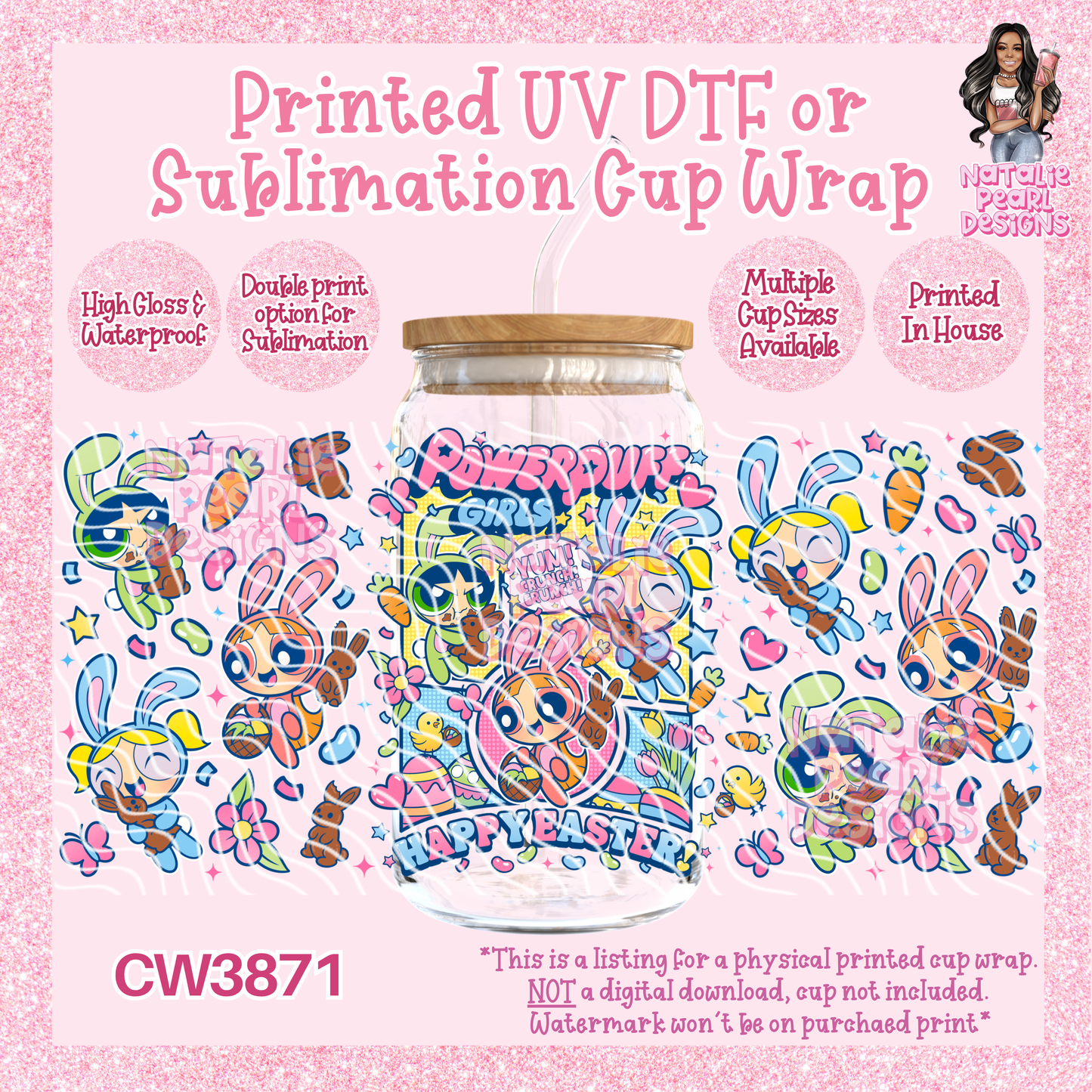 CW3871 UV DTF/SUB Cup Wraps