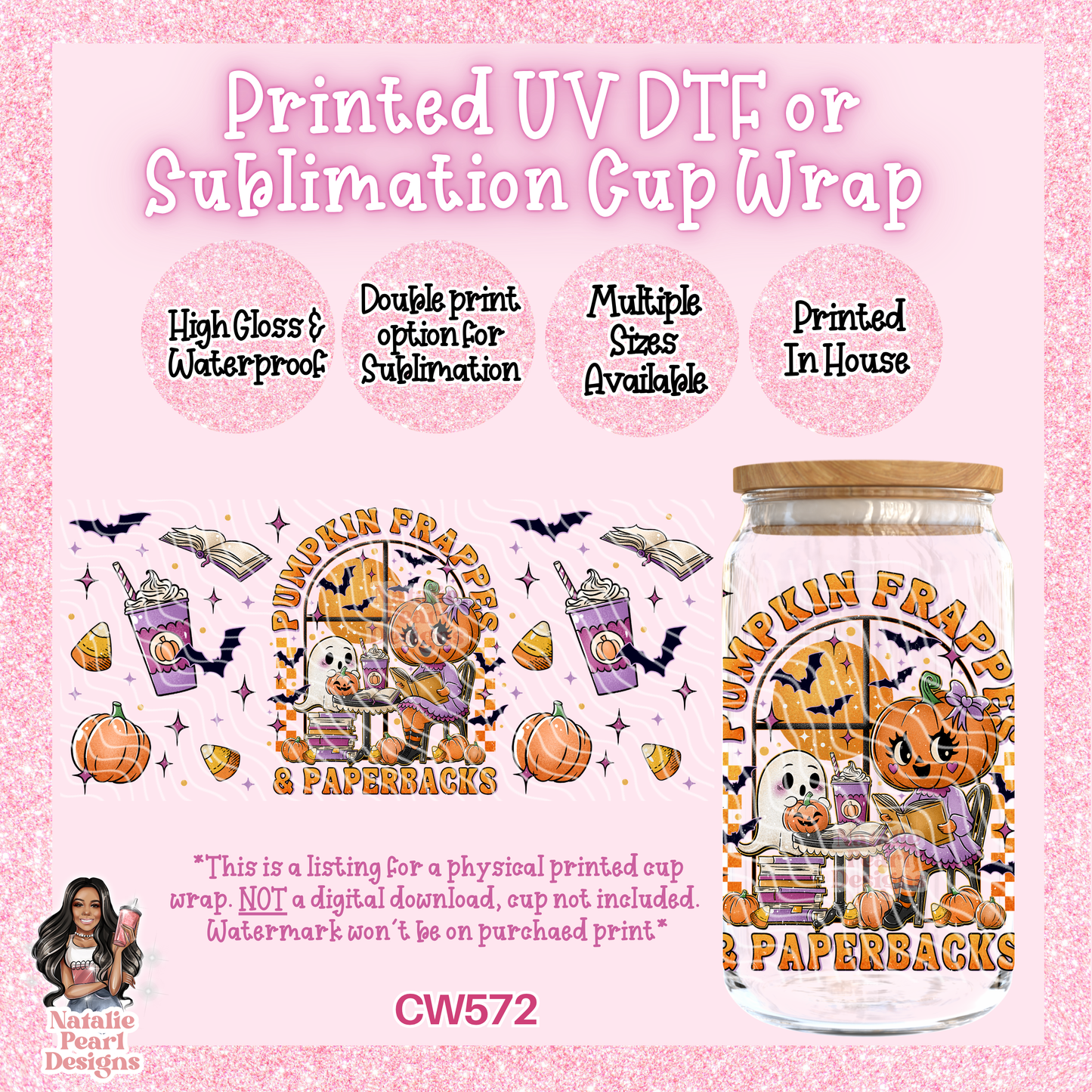 CW572 UV DTF/SUB Cup Wrap