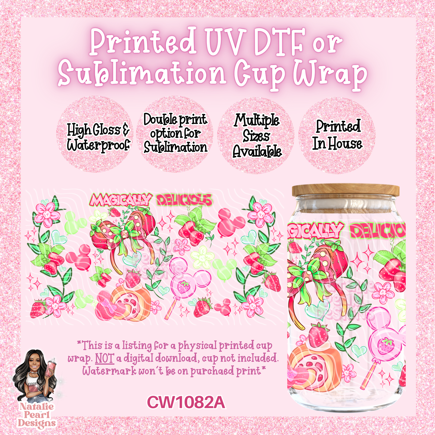 CW1082A UV DTF/SUB Cup Wrap