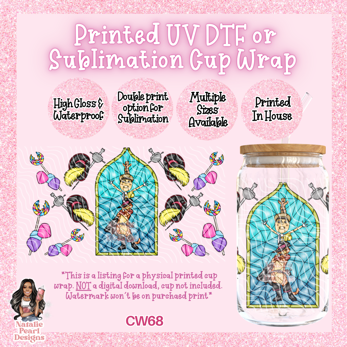 CW68 UV DTF/SUB Cup Wrap