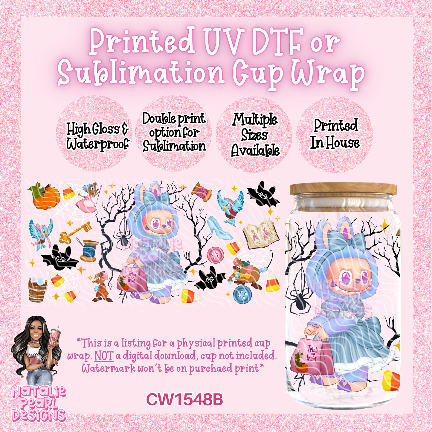 CW1548B UV DTF/SUB Cup Wrap