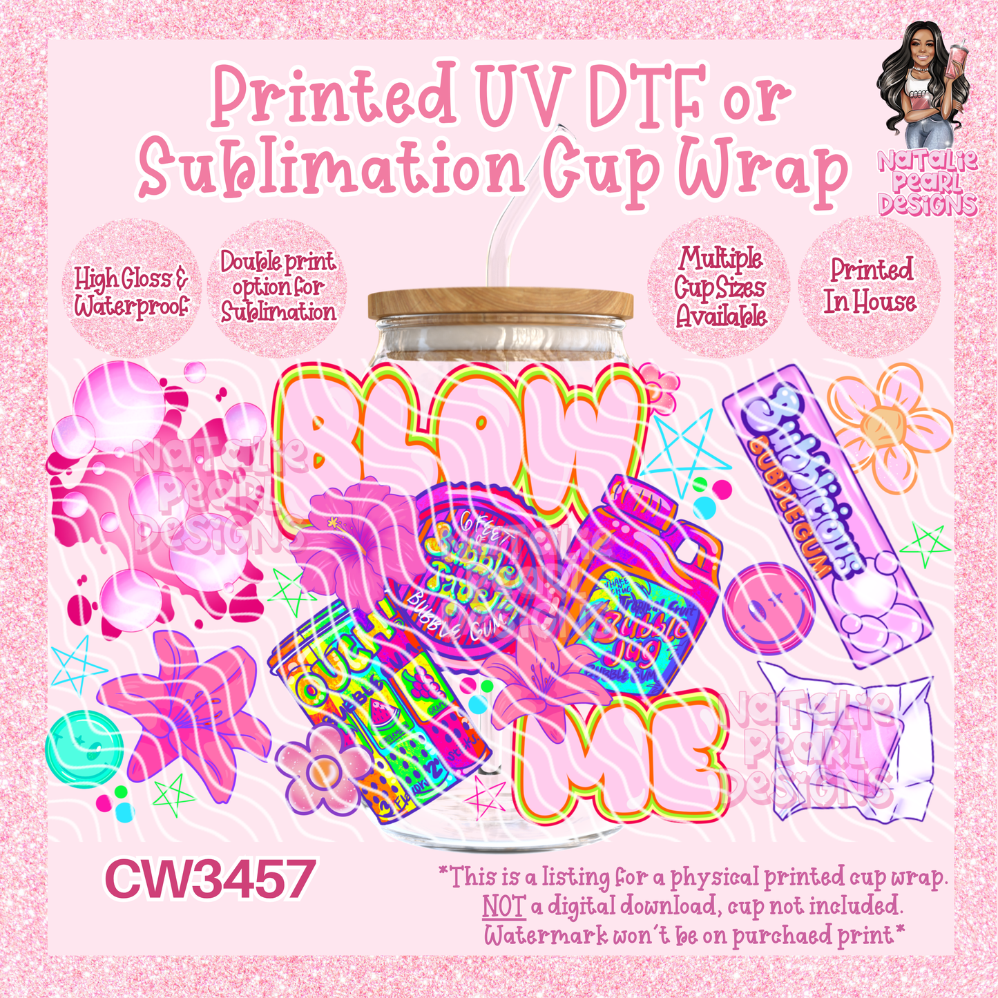 CW3457 UV DTF/SUB Cup Wraps
