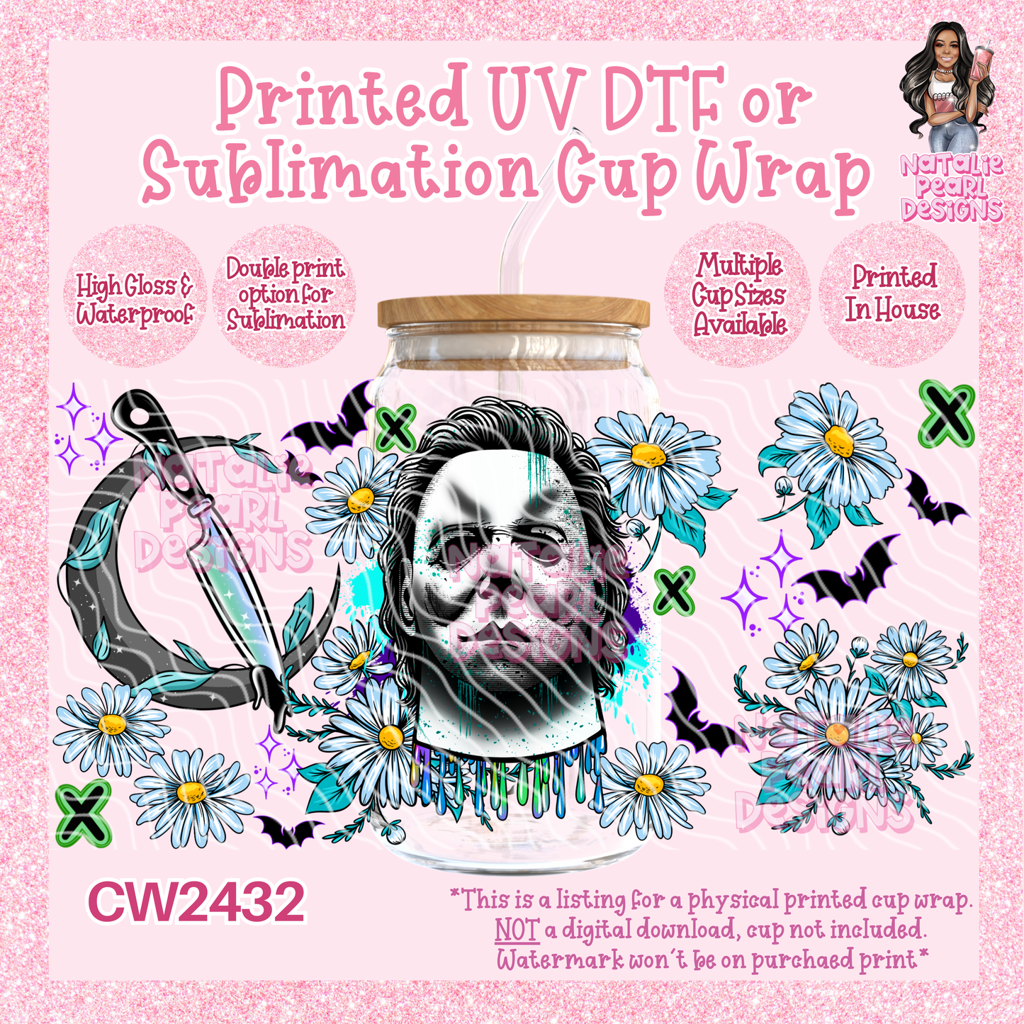 CW2432 UV DTF/SUB Cup Wraps