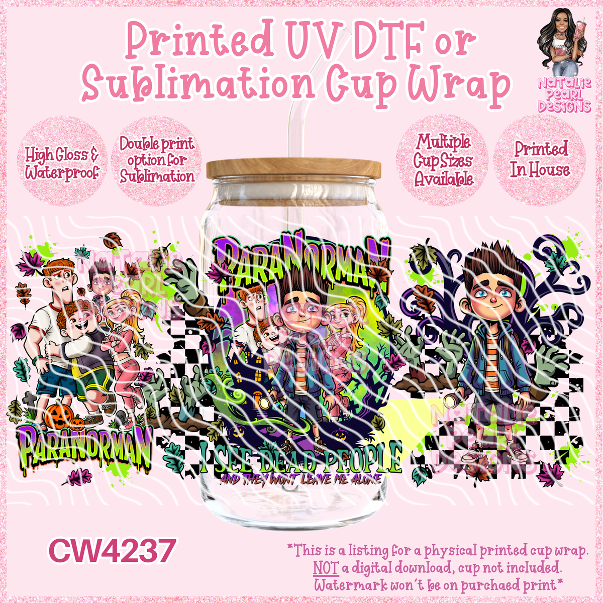CW4237 UV DTF/SUB Cup Wraps