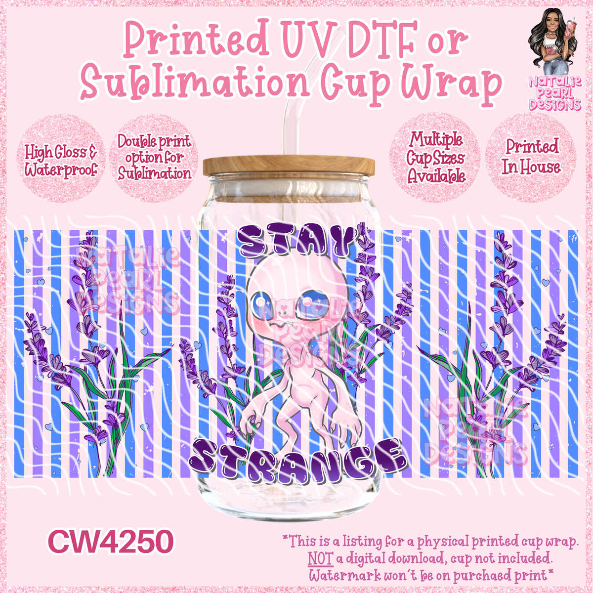 CW4250 UV DTF/SUB Cup Wraps