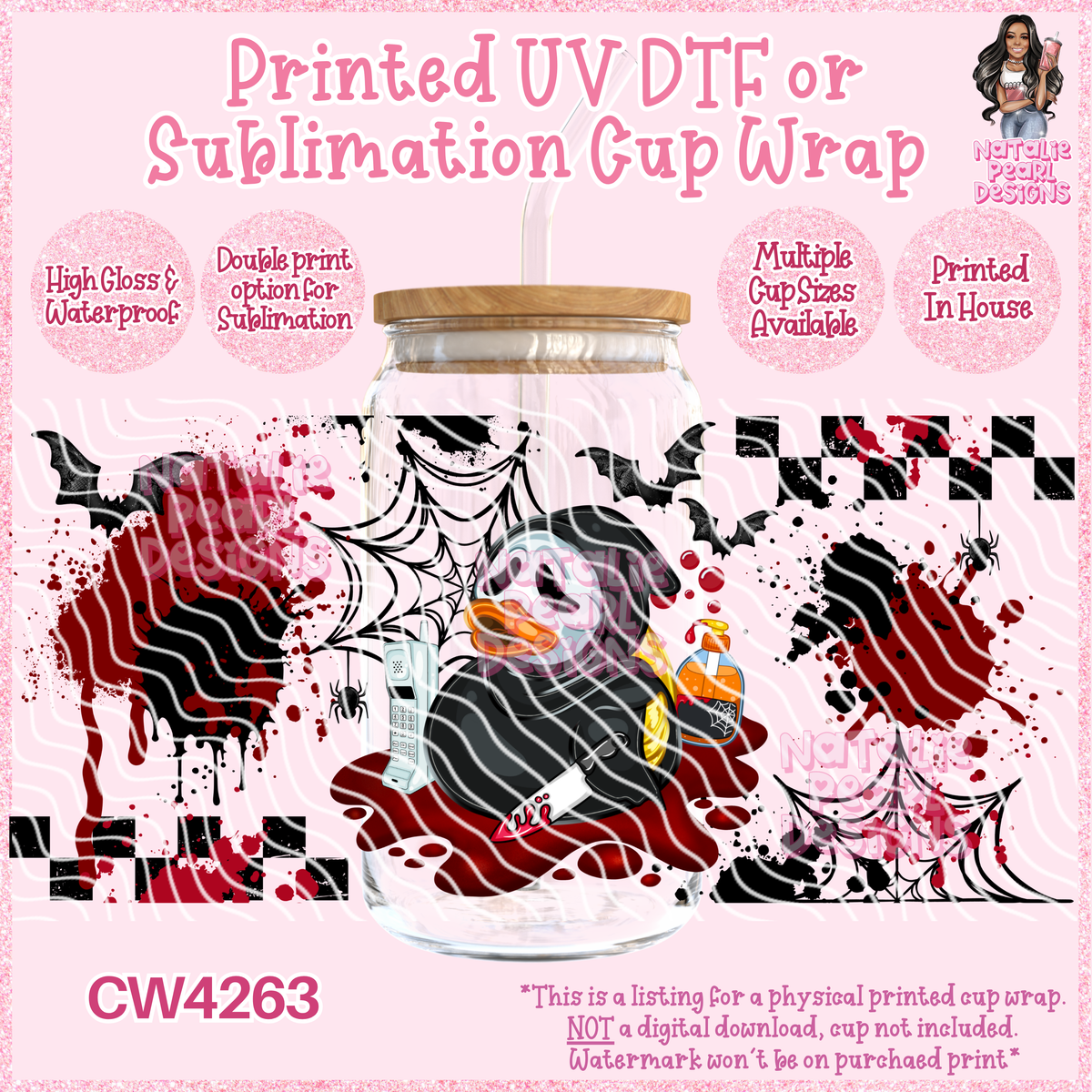 CW4263 UV DTF/SUB Cup Wraps