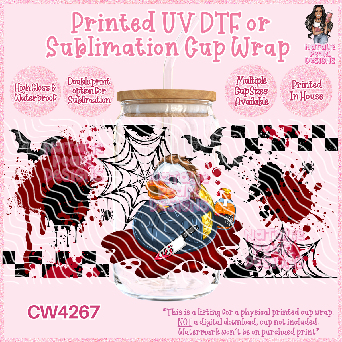 CW4267 UV DTF/SUB Cup Wraps