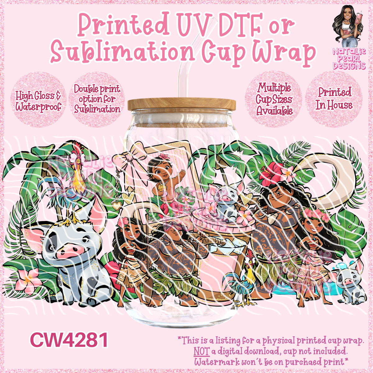 CW4281 UV DTF/SUB Cup Wraps