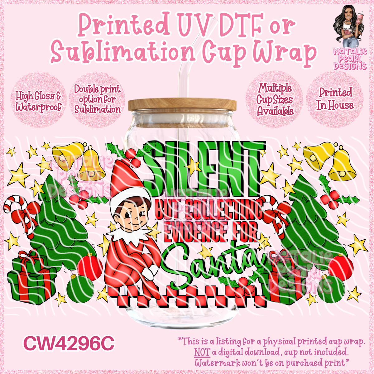 CW4296C UV DTF/SUB Cup Wraps