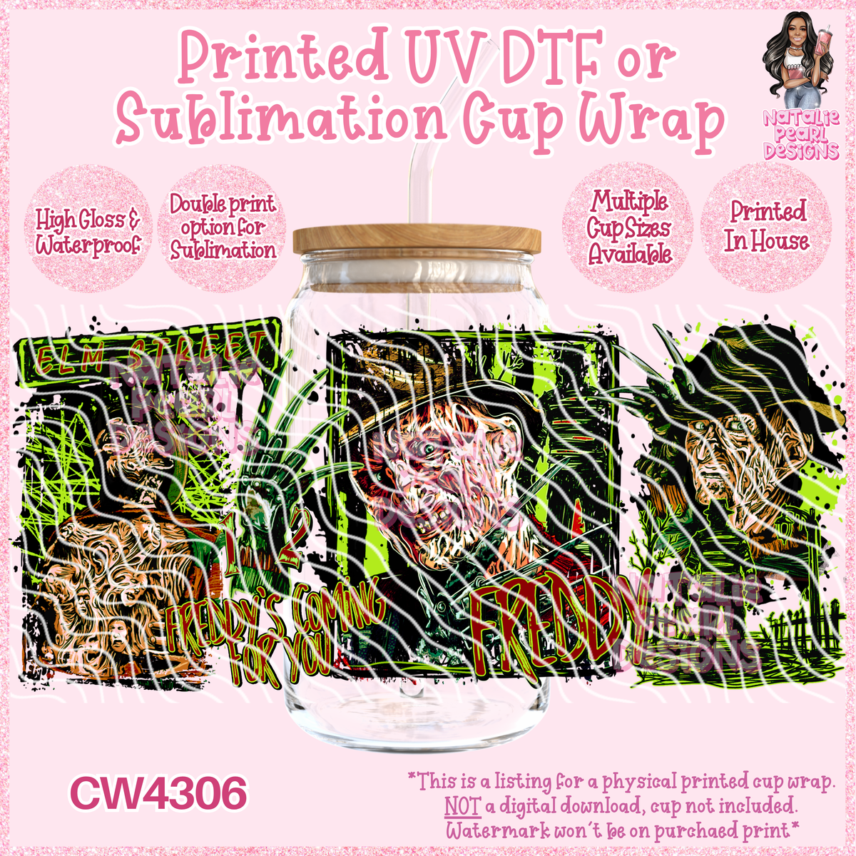 CW4306 UV DTF/SUB Cup Wraps