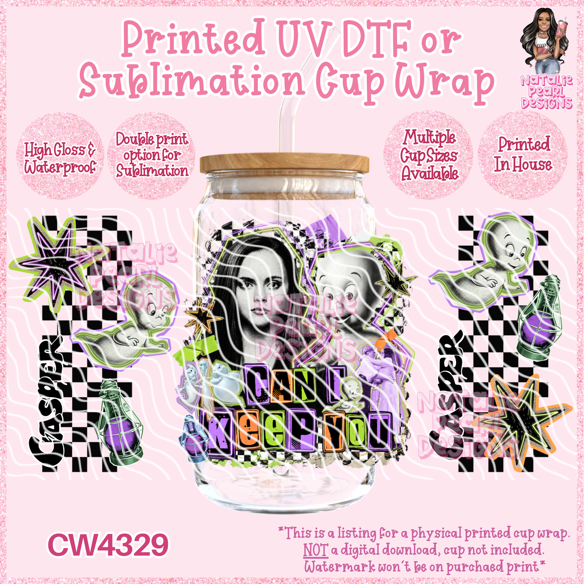 CW4329 UV DTF/SUB Cup Wraps