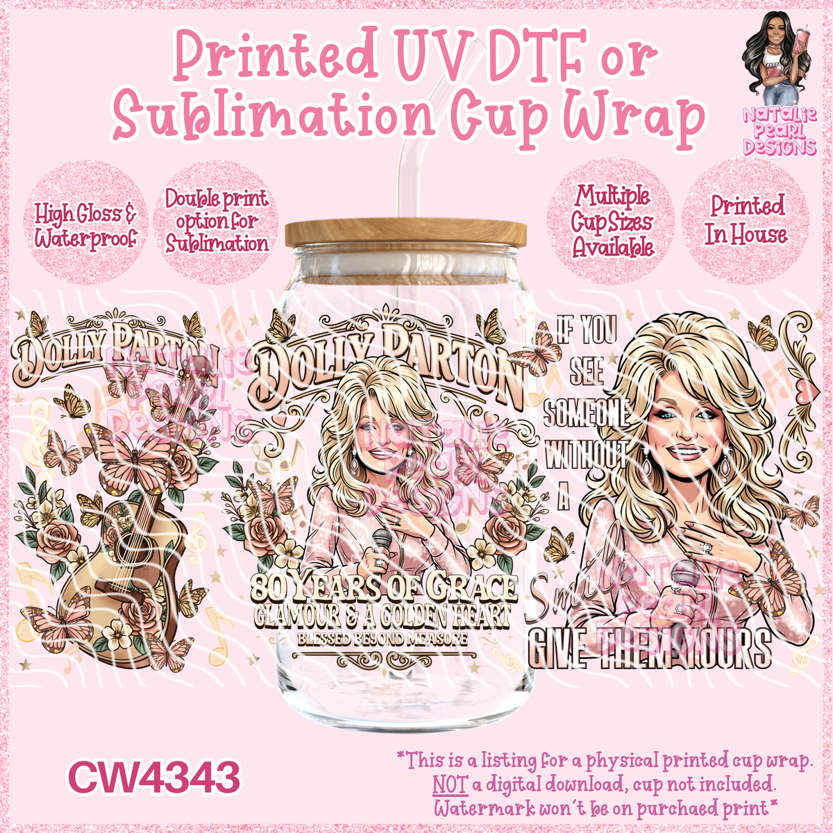 CW4343 UV DTF/SUB Cup Wraps