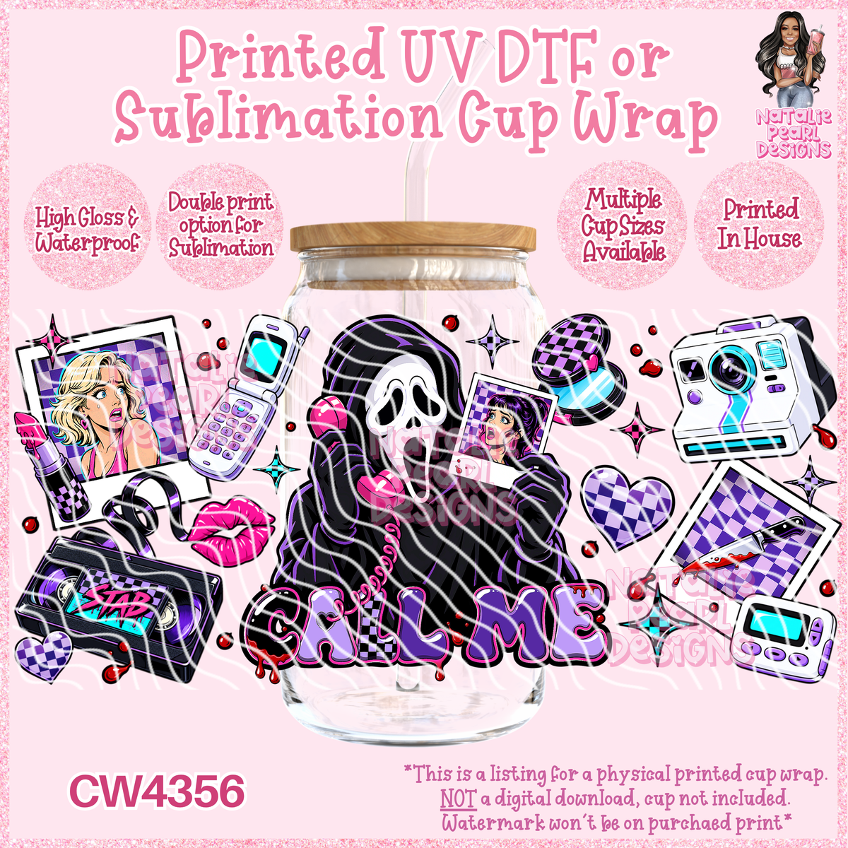 CW4356 UV DTF/SUB Cup Wraps