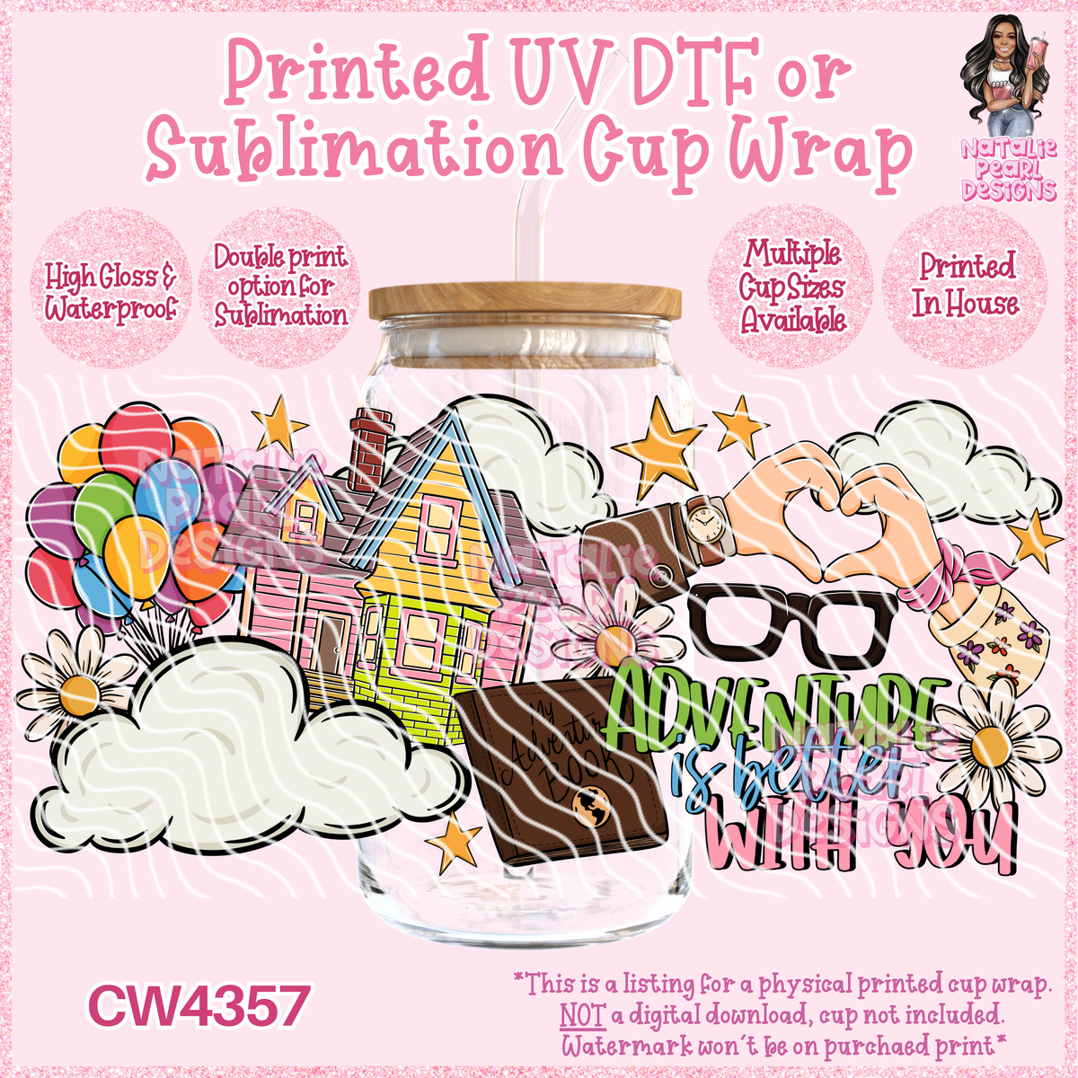 CW4357 UV DTF/SUB Cup Wraps