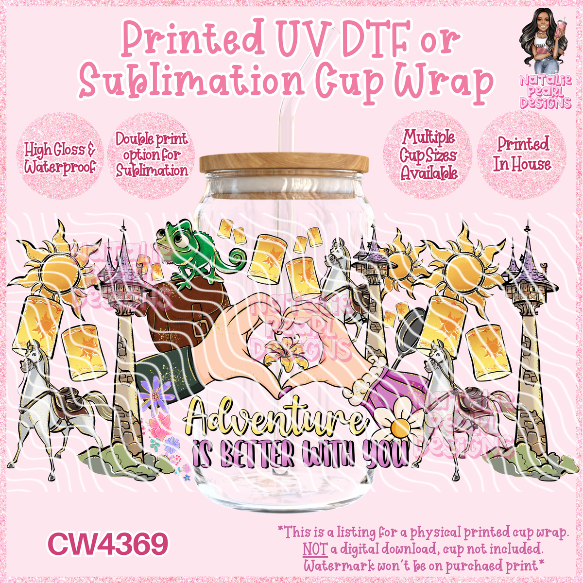 CW4369 UV DTF/SUB Cup Wraps