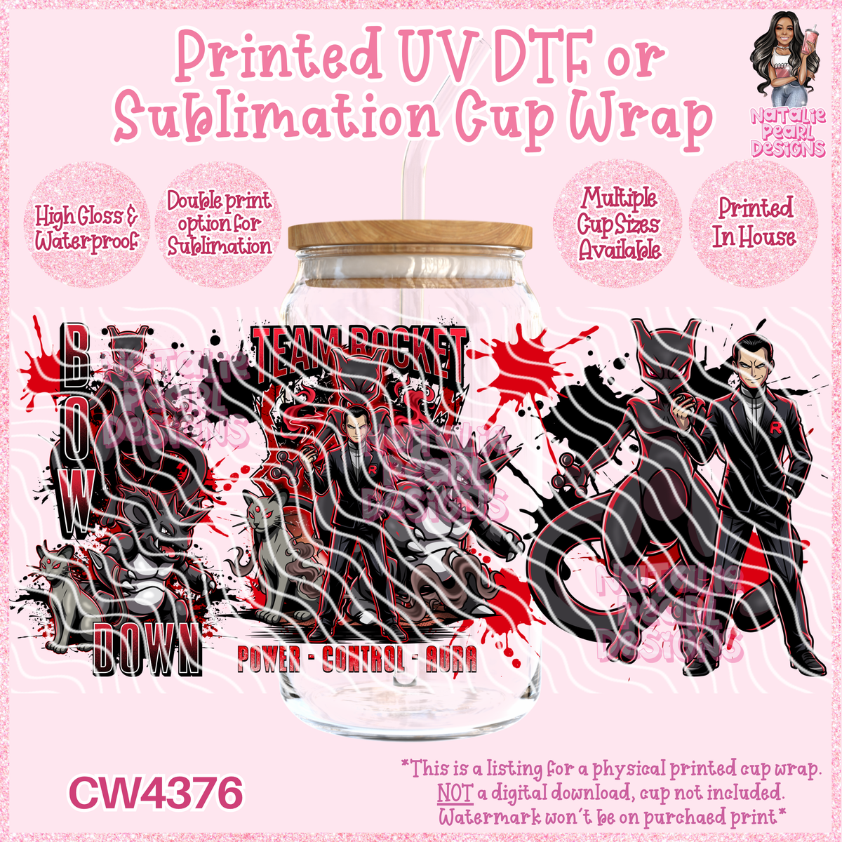 CW4376 UV DTF/SUB Cup Wraps
