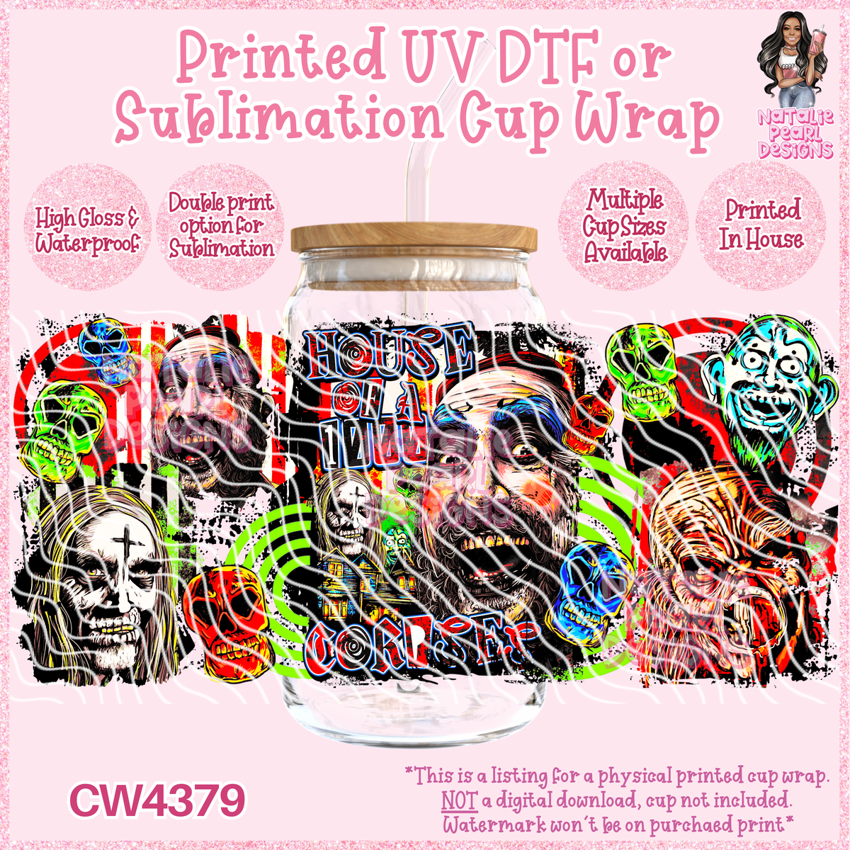 CW4379 UV DTF/SUB Cup Wraps