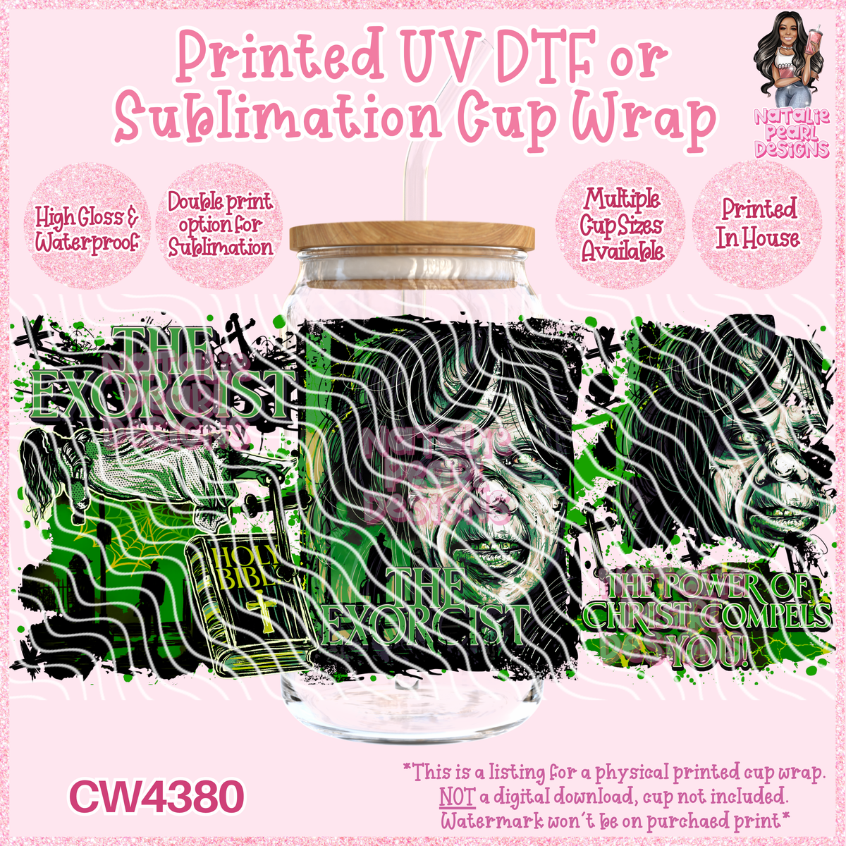 CW4380 UV DTF/SUB Cup Wraps