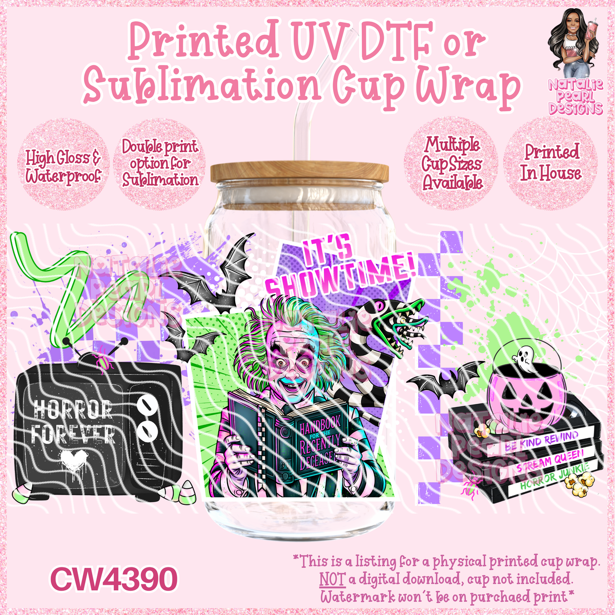 CW4390 UV DTF/SUB Cup Wraps