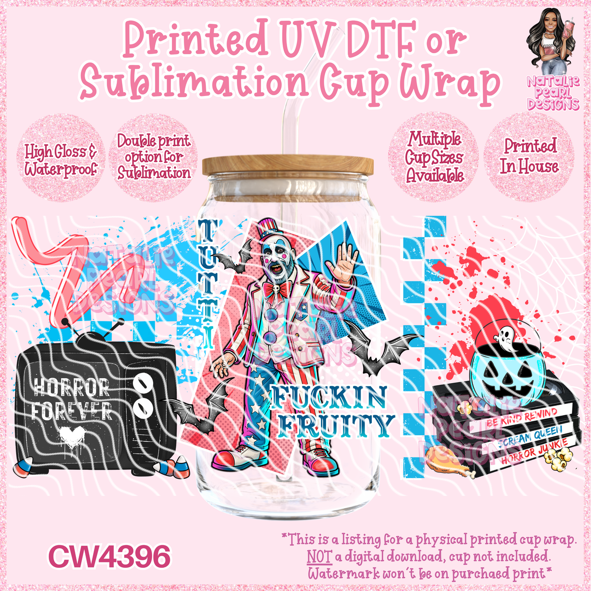 CW4396 UV DTF/SUB Cup Wraps
