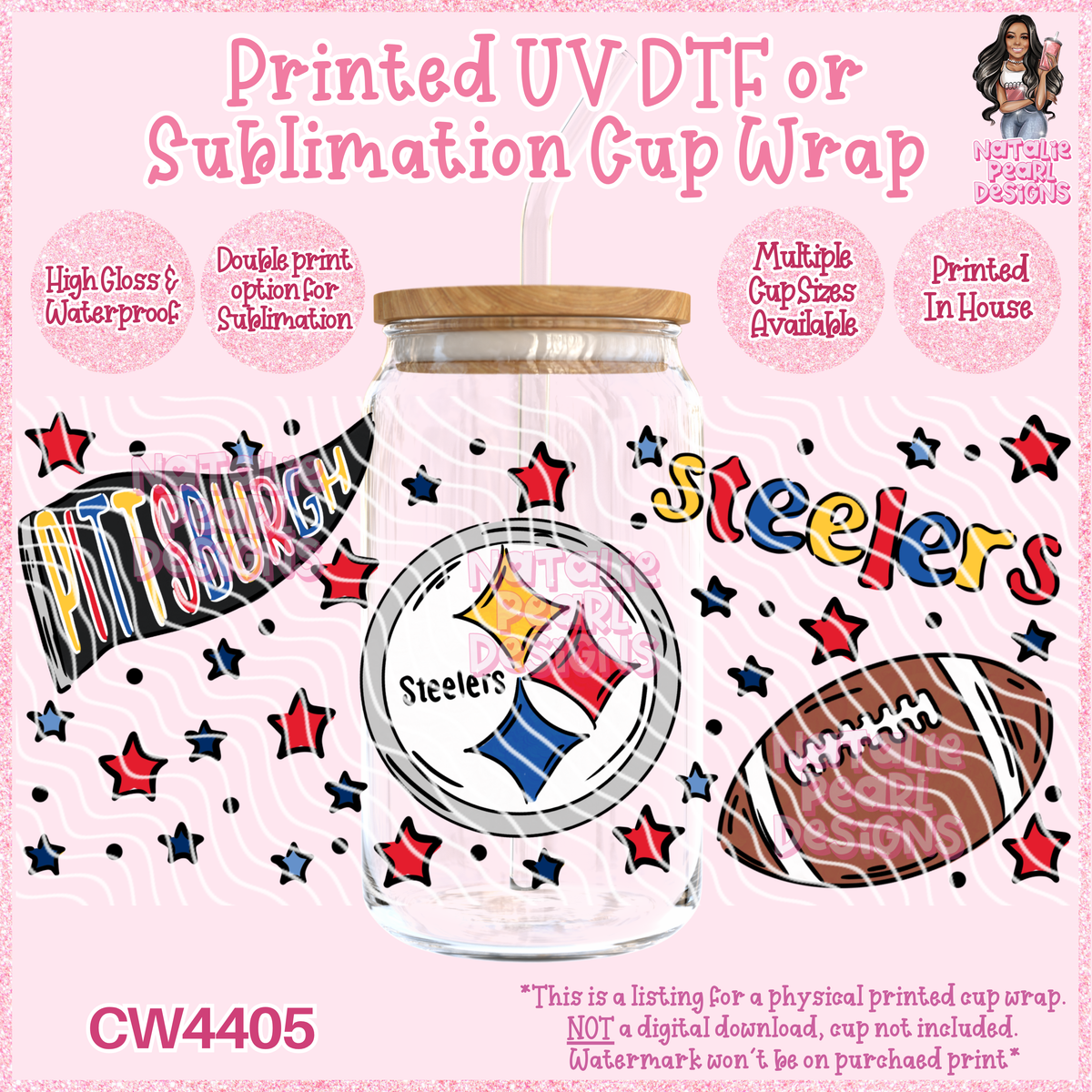 CW4405 UV DTF/SUB Cup Wraps